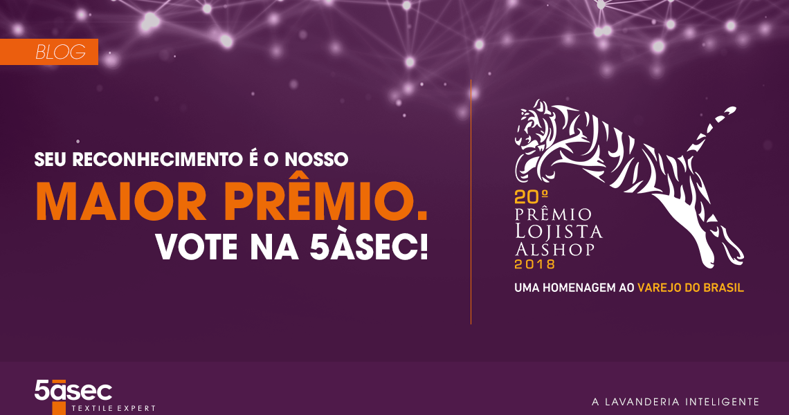 20º Prêmio de Lojista do Ano Alshop: VOTE NA 5ÀSEC!