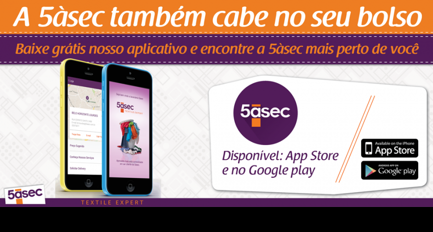 Novo app mobile da 5àsec