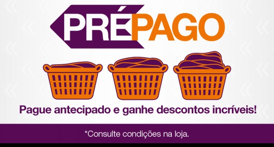 Promoção Pré-pago: pague antes e ganhe desconto